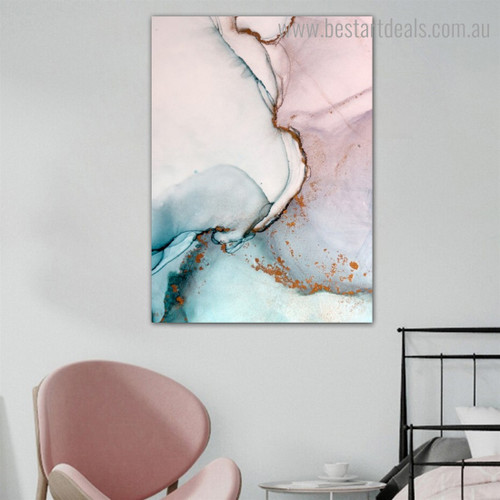 Splendiferous Marble Contemporary Abstract Framed Art Canvas Print for Wall Hanging Decor