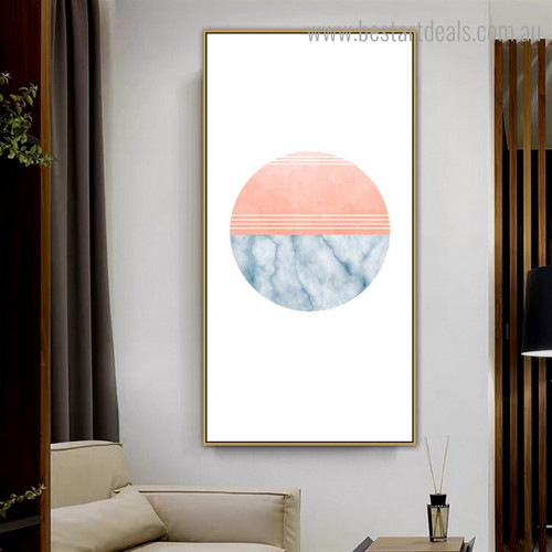 Spheroidal Marble Abstract Modern Framed Painting Picture Canvas Print for Wall Decoration