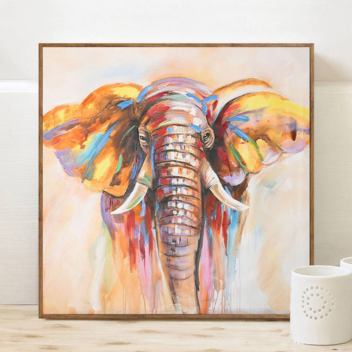 Colorful Elephant Print