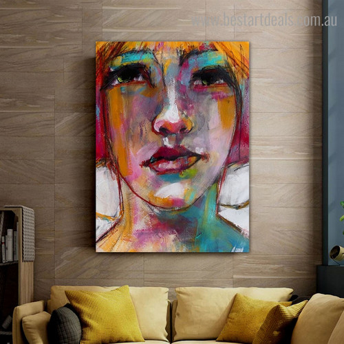 Motley Maw Abstract Modern Framed Artwork Photo Canvas Print for Room Wall Getup