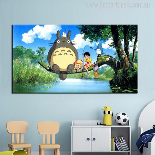 My Neighbor Totoro Painting Canvas Print for Wall Decor