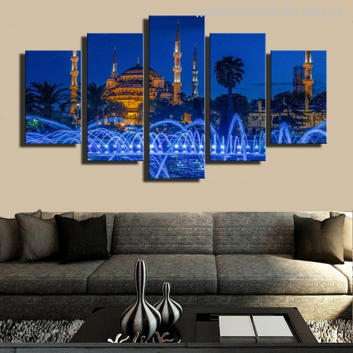 Sultan Ahmed Mosque Turkish Religious Painting Print