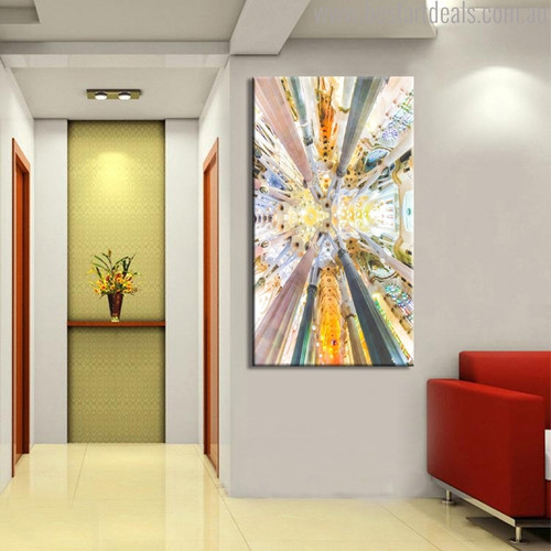 Palace Modern Abstract Architecture Painting Image Print For Wall Getup