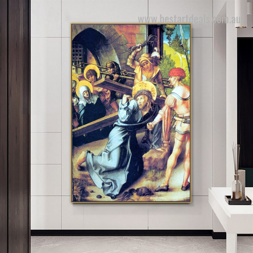 The Cross Albrecht Durer Northern Renaissance Religious Figure Reproduction Artwork Picture Canvas Print for Room Wall Decoration