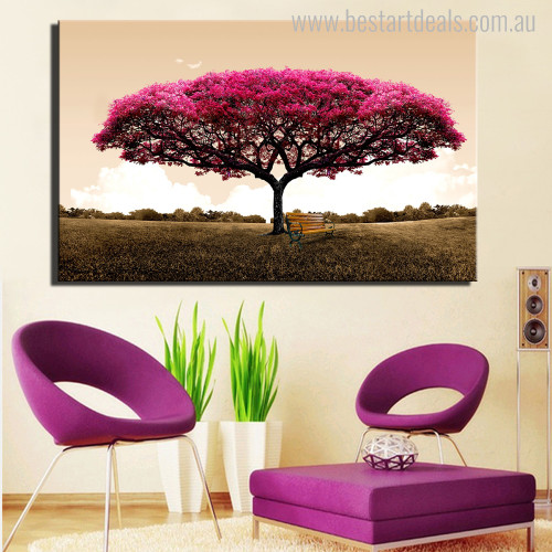 Garden Nature Landscapes Botanical Painting Canvas Print for Home Wall Decor