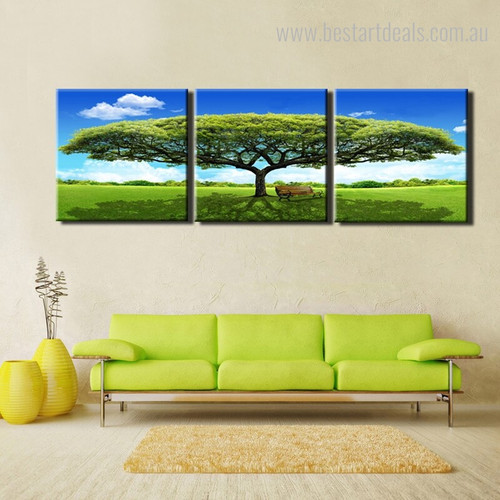 Garth Botanical Nature Landscapes Modern Framed Painting Picture Canvas Print for Living Room Wall Garnish