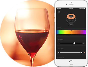 iDevices Socket, led, light ring, Dinner Party