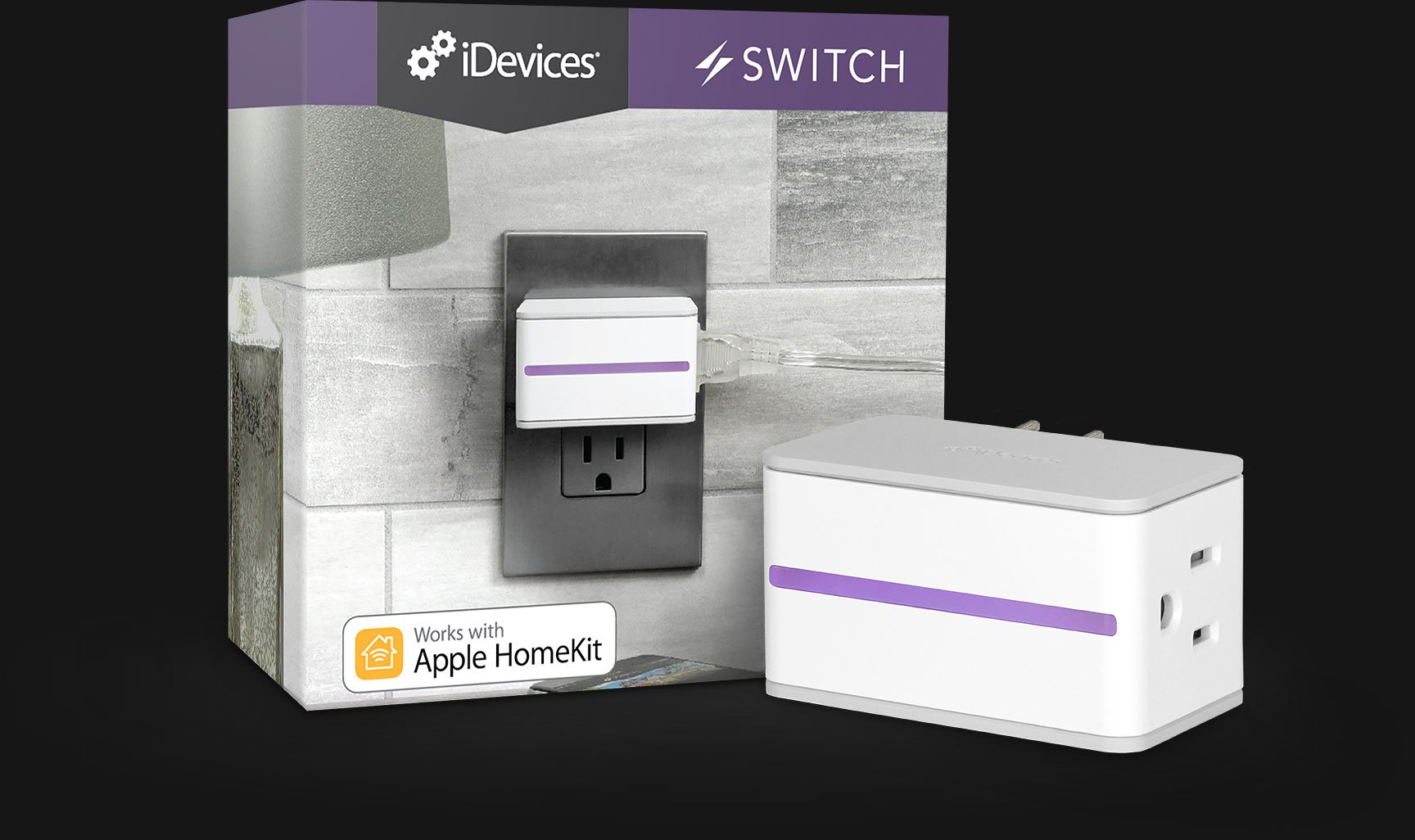 iDevices Switch, Smart Plug, Plug and Play, Apple HomeKit, Amazon Alexa, Google Assistant, iOS, Samsung, Smart Home, Connected, Voice Control, Siri, Switch on your home, automated, App Store, Google Play