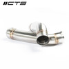 CTS TURBO MERCEDES-BENZ AMG W205/M177 C63/63S DOWNPIPES HIGH-FLOW CATS - CTS-EXH-DP-0030-CAT