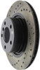 StopTech Slotted & Drilled Sport Brake Rotor - 127.34139R Photo - Unmounted
