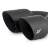 Mishimoto Dual Offset Tips 2.5in Inlet 3in Outlet Slash Cut - Black - MMEXH-TIP-FSTBK User 1