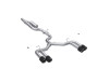 MBRP 22-24 Audi S3 2.0L Armor Pro T304 SS 3in Cat-Back Quad Split Rear Exhaust w/ Carbon Fiber Tips - S46203CF Photo - Primary