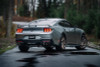 MBRP 2024+ Ford Mustang 5.0L T304 SS 3in Cat-Back Exhaust w/ Quad Carbon Fiber Tips (Valve Delete) - S72823CF Photo - Mounted