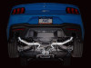 AWE 2024 Ford Mustang GT Fastback S650 RWD Track Edition Catback Exhaust w/ Dual Diamond Black Tips - 3020-33650 Photo - Mounted