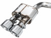 AWE 2024 Ford Mustang Dark Horse S650 RWD SwitchPath Catback Exhaust w/ Quad Chrome Silver Tips - 3025-42375 Photo - out of package