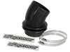 aFe Magnum FORCE Silicone Coupling Kit 3-1/2in ID x 30 Deg. Bellows Elbow - Black - 59-00050 Photo - Primary