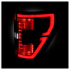 Spyder 21-23 Ford F150 (Halogen w/ Blind Spot) Full LED Tail Lights - Black (ALT-YD-FF15021HALBS-BK) - 5088789 Photo - Unmounted
