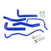Mishimoto 2024+ Ford Mustang 2.3L Silicone Coolant Hose Kit - Blue - MMHOSE-MUS4-24BL Photo - Primary