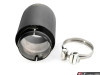ECS UNIVERSAL Swivel Exhaust Tip - 4.0" Black Chrome - Priced Each - ES#4423336