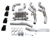 AWE Tuning 20-25 BMW X3 M/M Comp (F97) AWD SwitchPath Axle-Back Exhaust - Diamond Black Tips - 3025-43301 Photo - out of package