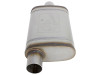 afe MACH Force-Xp Muffler 2-1/2 IN ID Offset/Center x 9 IN W x 4 IN H x 14 IN L - Oval Body - 49M00029 Photo - Unmounted