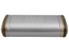 afe MACH Force-Xp Muffler 2-1/2 IN ID Offset/Dual x 18 IN L x 8 IN W x 5 IN H - Oval Body - 49M00033 Photo - Unmounted