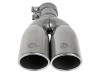 afe MACH Force-Xp Universal Exhaust Tip 2-1/2 IN Inlet x 3-1/2 IN Outlet X 12 IN L - 49T25374-P12 Photo - Unmounted
