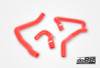 do88 Audi/Seat/Volkswagen 2.0T (MQB) Remote Radiator Coolant Hoses (Right) - Red - DO88-KIT189R Photo - Primary
