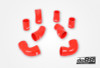 do88 02-04 Audi RS6 4.2L BiTurbo (C5) Pressure Hoses - Red - DO88-KIT190R Photo - Primary