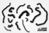 do88 07-10 BMW 135i/335i N54 (E82/E88/E9X) Coolant Hoses - Black - DO88-KIT222S Photo - Primary