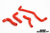 do88 Volvo C30/C70/S40/V50 Turbo 04-13 Heater Hoses Red - DO88-KIT39R Photo - Primary