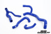 do88 90-92 Audi S2 2.2T (3B) Radiator Hoses - Blue - DO88-KIT54-3B-B Photo - Primary