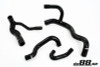 do88 90-92 Audi S2 2.2T (3B) Radiator Hoses - Black - DO88-KIT54-3B-S Photo - Primary