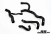do88 92-96 Audi S2/RS2 2.2T (ABY/ADU) Radiator Hoses - Black - DO88-KIT54-ABY-S Photo - Primary