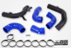 do88 VAG 2.0 TSI EA888 Gen4 (300hp+) do88 Intercooler Pressure Pipes Blue Hoses - TR-340-DO88-1-B Photo - Primary