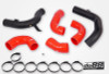 do88 VAG 2.0 TSI EA888 Gen4 (245hp) OEM Intercooler Pressure Pipes Red Hoses - TR-340-OE-2-R Photo - Primary