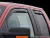 WeatherTech 2004 Ford F-150 SuperCrew Front & Rear Side Window Deflectors - Dark Tint - 84697IM Photo - Mounted