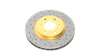 DBA 05-12 Volvo V50 T5 AWD (w/320mm Rotor) Front Street Series Drilled & Slotted Rotor w/Gold Hat - DBA2121X Technical Drawing