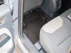 WeatherTech 22-26 Ford Maverick Hybrid 2nd Row Rear All-Weather Floor Mats - Black - W685 Photo - Mounted