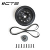 CTS TURBO 3.0T V6 DUAL PULLEY UPGRADE KIT (PRESS-ON, 187MM) - CTS-HW-434