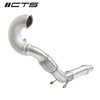 CTS TURBO MQB FWD EXHAUST DOWNPIPE (MK7/MK7.5 GOLF, GTI, GLI, A3 FWD) - CTS-EXH-DP-0014