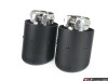 ECS UNIVERSAL Swivel Exhaust Tips - 4.0" Carbon Fiber - Pair - ES#4305399