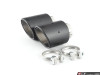 ECS UNIVERSAL Swivel Exhaust Tips - 4.0" Carbon Fiber - Pair - ES#4305399