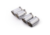 Remus Stainless Steel 102mm Angled Rolled Edge Chrome Tail Pipe Set (Quad Tips) - 0046 70SR User 1