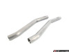 VPS Pre-Muffler Delete pipes for Audi B9/9.5 S4/S5, made from 304 stainless steel and mandrel bent for high performance.