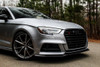 PURE Carbon Fiber Front Lip Splitter / Spoiler For Audi S3 8V (Facelift) - PURE-8V-SPLIT-FL