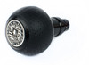 BFI GS2 Heavy Weight Shift Knob - Black Air Leather / Black Anodized (VW/Audi DSG/Auto) - GS2DGS
