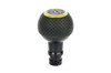 BFI GS2 Heavy Weight Shift Knob - Black Air Leather / Black Anodized w/ Gold Top (VW/Audi Manual) - GS2S-G