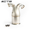 CTS TURBO 2018+ B9 AUDI S4/S5 V6T 3.0T (EA839) HIGH-FLOW CAT - CTS-EXH-TP-0009-CAT