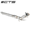 CTS TURBO AUDI/VW 2.0T FWD EXHAUST DOWNPIPE WITH HIGH-FLOW CAT (MK5, MK6, 8P A3, 8J TT) - CTS-EXH-DP-0001-CAT